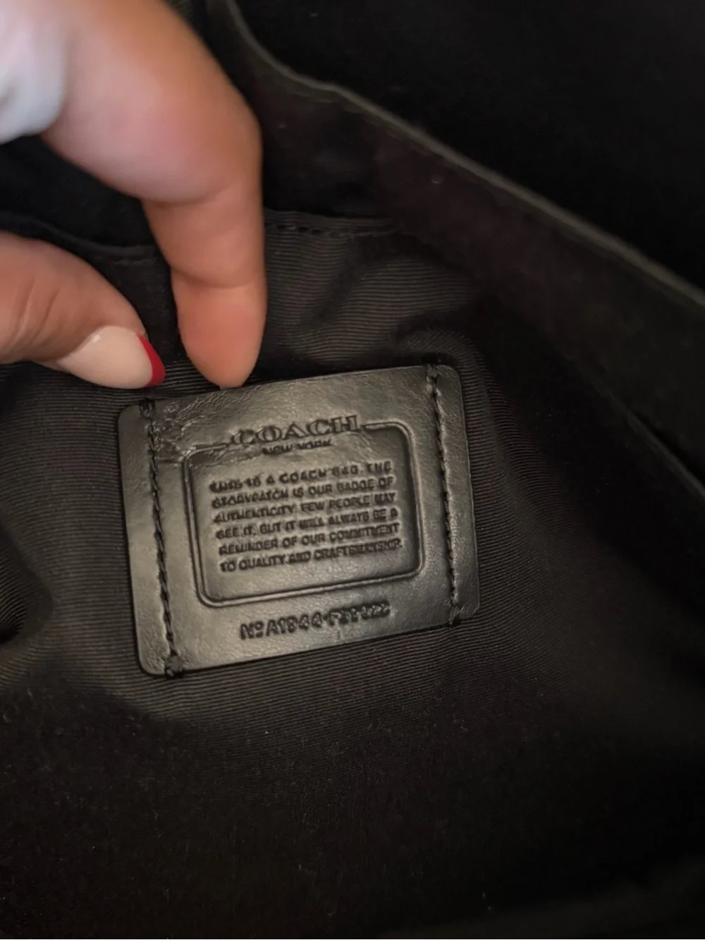 Coach Black Leather Laptop and Crossbody Bag